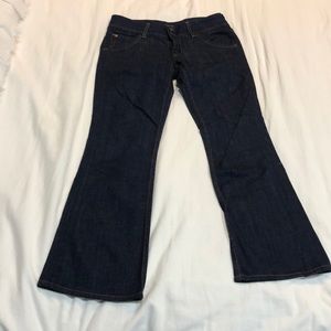 Hudson dark flare denim jeans size 28